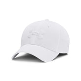 Under Armour Men's Blitzing Cap Stretch Fit, (102) White / / White, Medium/Large